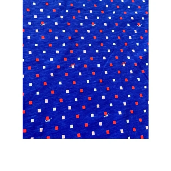 Lilly Pulitzer Etta V-Neck Top Borealis Blue Lilly Squared Women’s medium. - Picture 3 of 3